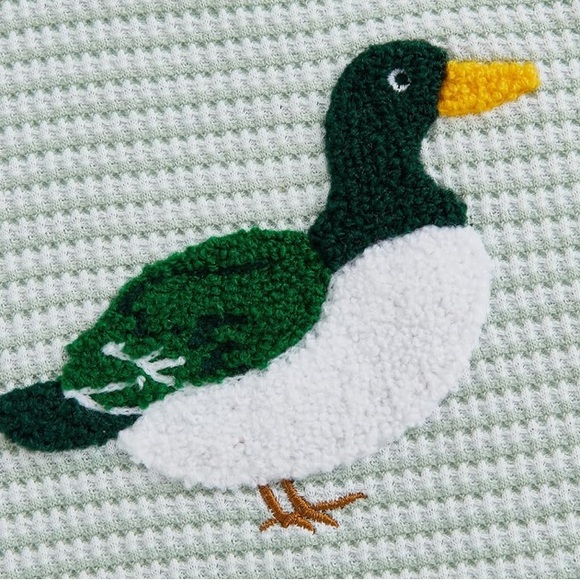 Mallard Duck Short Sleeve Top & Shorts Embroidered Outfit NEW - Picture 3 of 3